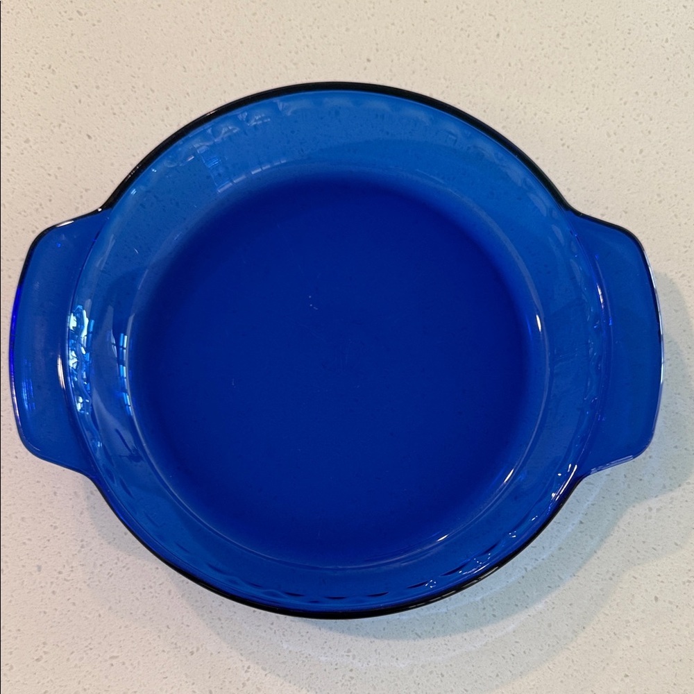 Anchor Hocking Deep Blue Glass Baking Dish